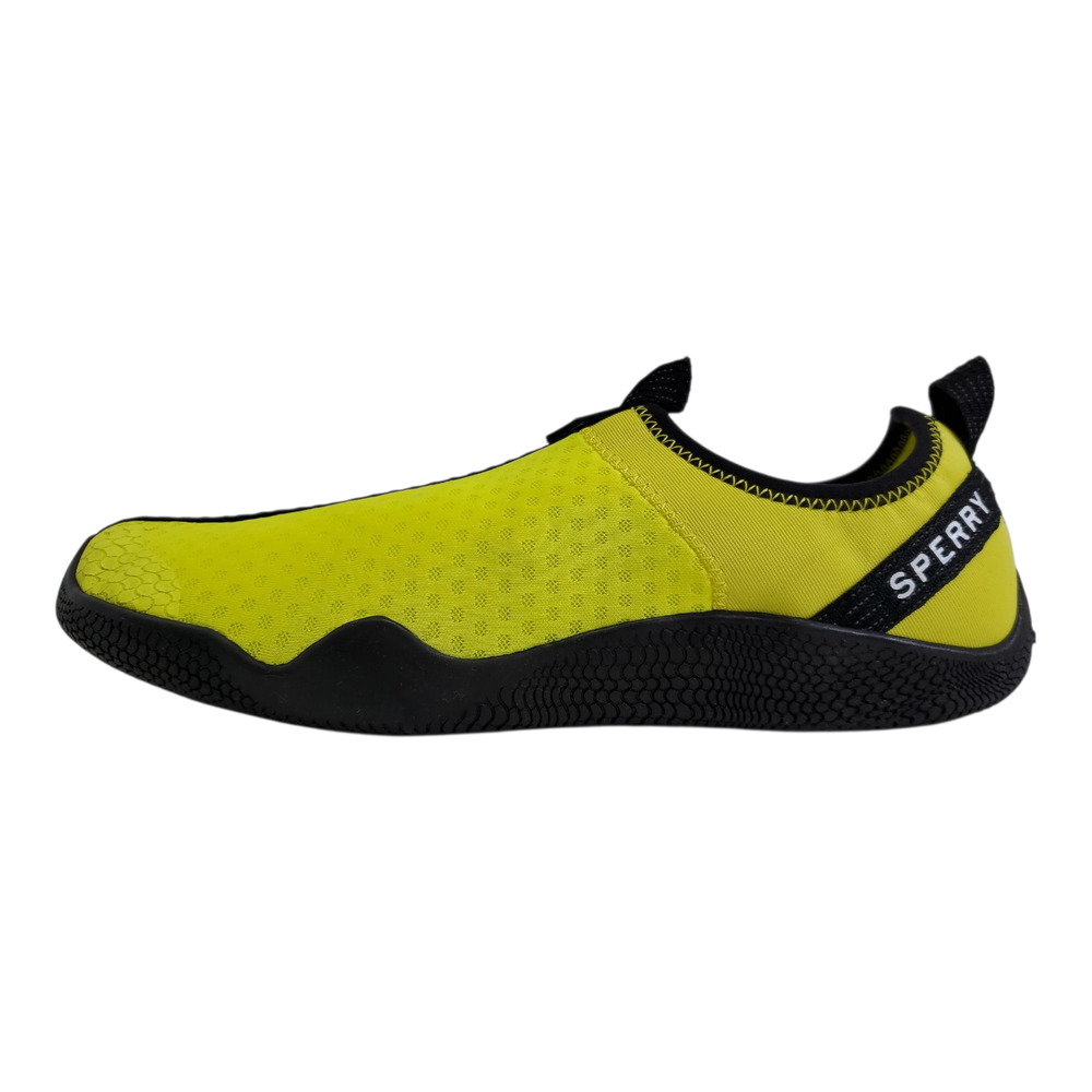 Sperry SportSea Sea Sock Water Shoes Men’s 9M Citron/Black Beach Lake Waterpark